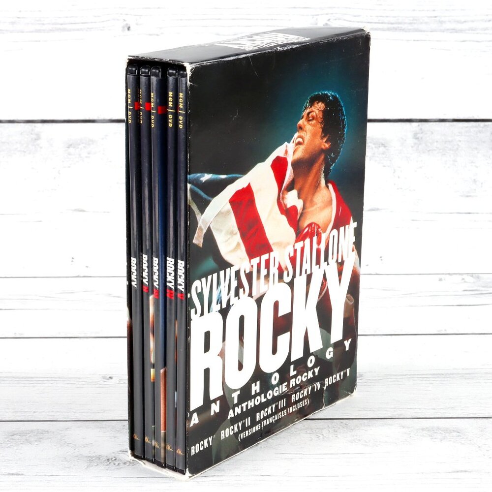 The Rocky Anthology DVDs 5-Disc Set- 2006 MGM - Movies from 1976-1990 - PG